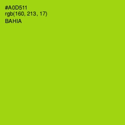 #A0D511 - Bahia Color Image