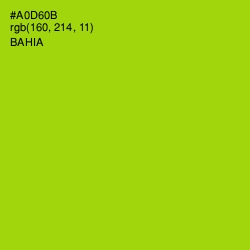 #A0D60B - Bahia Color Image