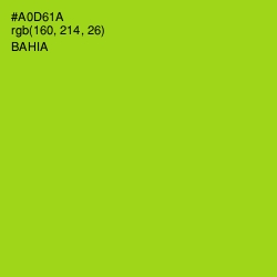 #A0D61A - Bahia Color Image