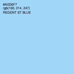 #A0D6F7 - Regent St Blue Color Image