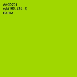 #A0D701 - Bahia Color Image