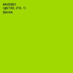 #A0D801 - Bahia Color Image