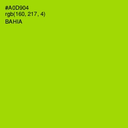 #A0D904 - Bahia Color Image