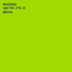 #A0DA03 - Bahia Color Image