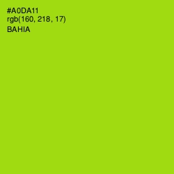 #A0DA11 - Bahia Color Image