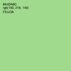 #A0DA8C - Feijoa Color Image