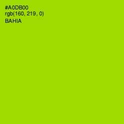 #A0DB00 - Bahia Color Image