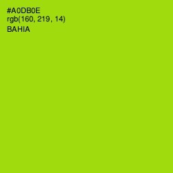 #A0DB0E - Bahia Color Image