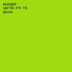 #A0DB0F - Bahia Color Image