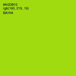 #A0DB10 - Bahia Color Image