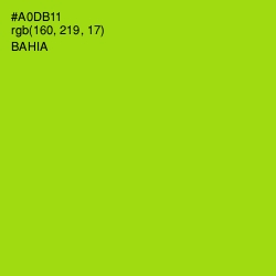 #A0DB11 - Bahia Color Image