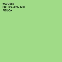 #A0DB88 - Feijoa Color Image