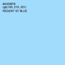 #A0DBFB - Regent St Blue Color Image