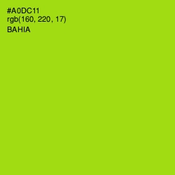 #A0DC11 - Bahia Color Image