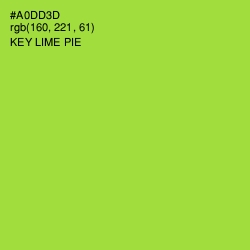 #A0DD3D - Key Lime Pie Color Image