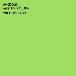 #A0DD60 - Wild Willow Color Image