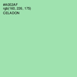 #A0E2AF - Celadon Color Image