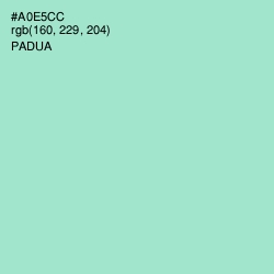 #A0E5CC - Padua Color Image