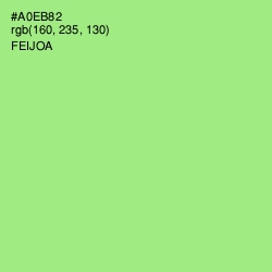 #A0EB82 - Feijoa Color Image