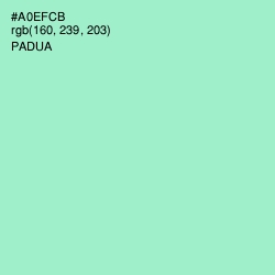 #A0EFCB - Padua Color Image