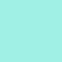 #A0F0E5 - Blizzard Blue Color Image