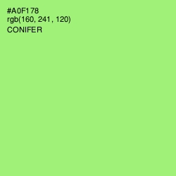 #A0F178 - Conifer Color Image