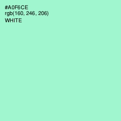 #A0F6CE - Magic Mint Color Image