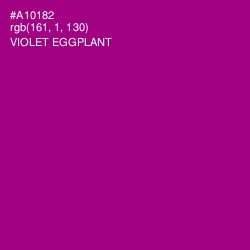 #A10182 - Violet Eggplant Color Image