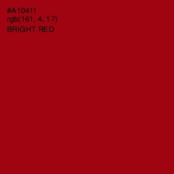 #A10411 - Bright Red Color Image