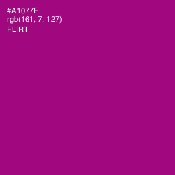 #A1077F - Flirt Color Image