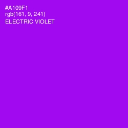 #A109F1 - Electric Violet Color Image