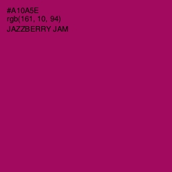 #A10A5E - Jazzberry Jam Color Image