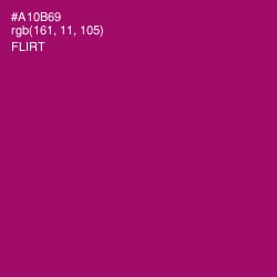 #A10B69 - Flirt Color Image