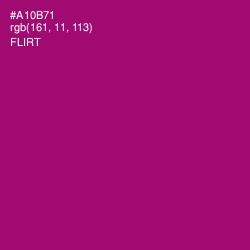 #A10B71 - Flirt Color Image