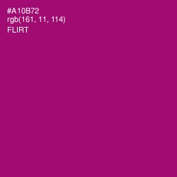 #A10B72 - Flirt Color Image