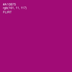 #A10B75 - Flirt Color Image