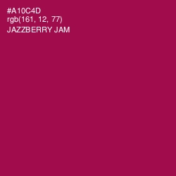 #A10C4D - Jazzberry Jam Color Image