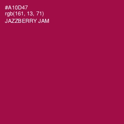 #A10D47 - Jazzberry Jam Color Image