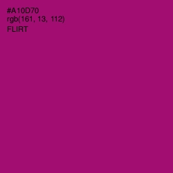 #A10D70 - Flirt Color Image