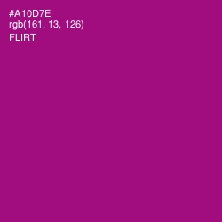 #A10D7E - Flirt Color Image