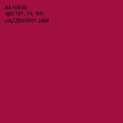 #A10E40 - Jazzberry Jam Color Image