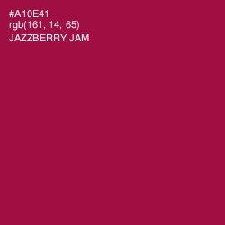 #A10E41 - Jazzberry Jam Color Image