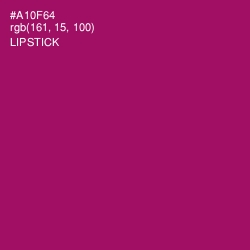 #A10F64 - Lipstick Color Image