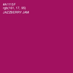 #A1115F - Jazzberry Jam Color Image