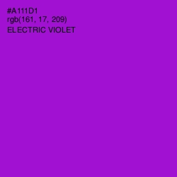 #A111D1 - Electric Violet Color Image