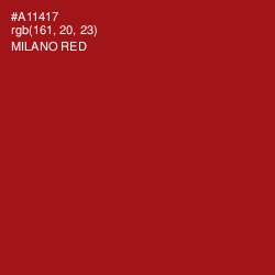 #A11417 - Milano Red Color Image