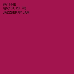 #A1144E - Jazzberry Jam Color Image