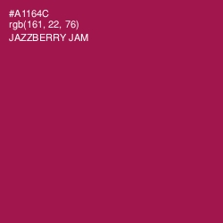 #A1164C - Jazzberry Jam Color Image