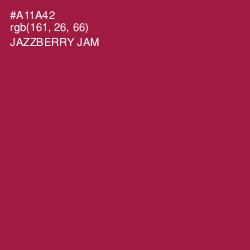 #A11A42 - Jazzberry Jam Color Image