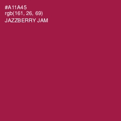 #A11A45 - Jazzberry Jam Color Image